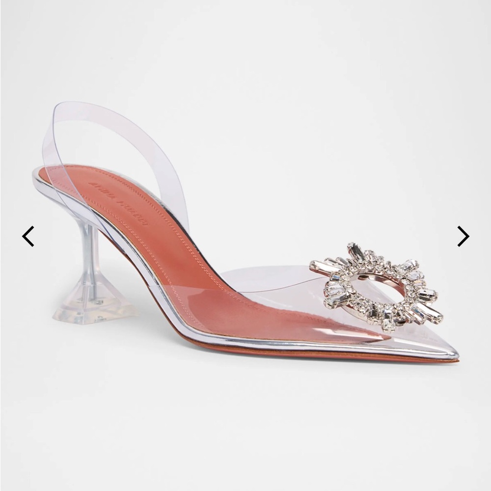 AMINA MUADDI - Crystal Begum PVC heels